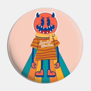 Sweater Weather Pin