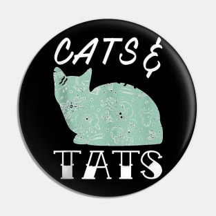 Cats And Ats, Cat Lover Gift Pin