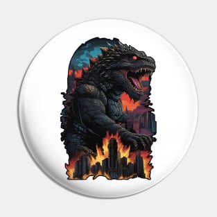 Godzilla Pin