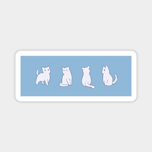 Four Cats -  Everyday is Caturday Magnet