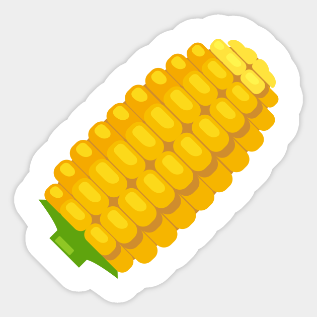 Corn Funny Nursery Cartoon Drawing Design - Corn - Sticker | TeePublic Corn Funny Nursery Cartoon Drawing Design - Corn - Sticker | TeePublic