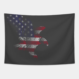 American Bald Eagle - American Flag. Tapestry