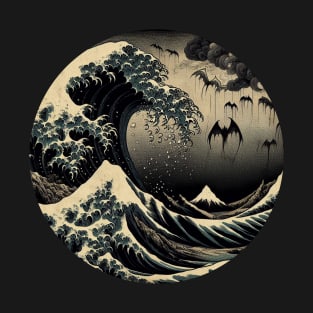 Gothic Great Wave off Kanagawa T-Shirt