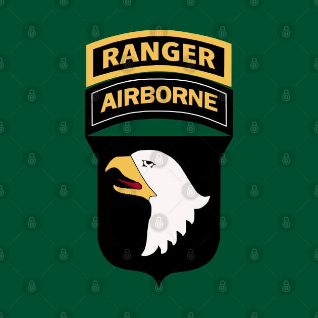 101st Airborne Division with Ranger Tab by Trent Tides