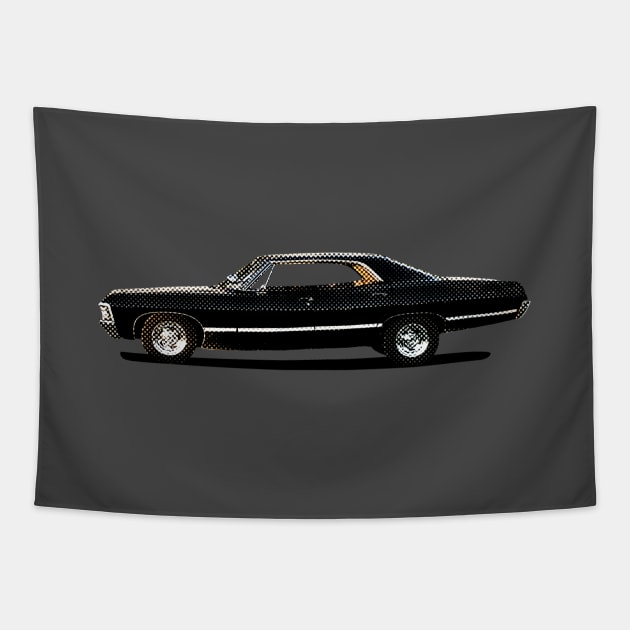 Supernatural Impala Tapestry by markvickers41