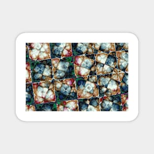 Patterned tiles texture Magnet