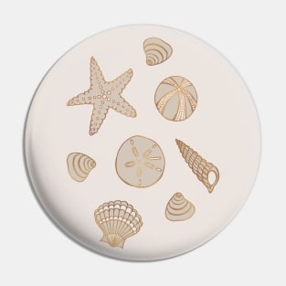 Beach Treasures Pin