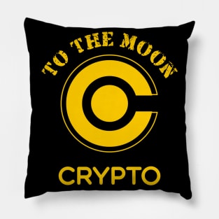 Crypto To The Moon Pillow