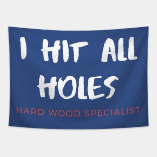 I hit all holes funny sarcastic clothing, Tapestry