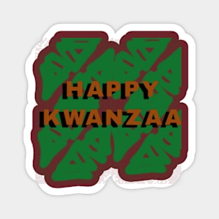 Kinetic happy Kwanzaa Magnet