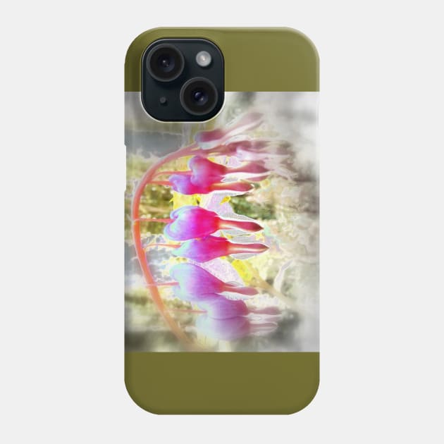 fairyland bleeding hearts Phone Case by DlmtleArt