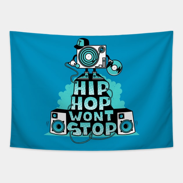 Hip Hop Won't Stop Tapestry by Jumpy