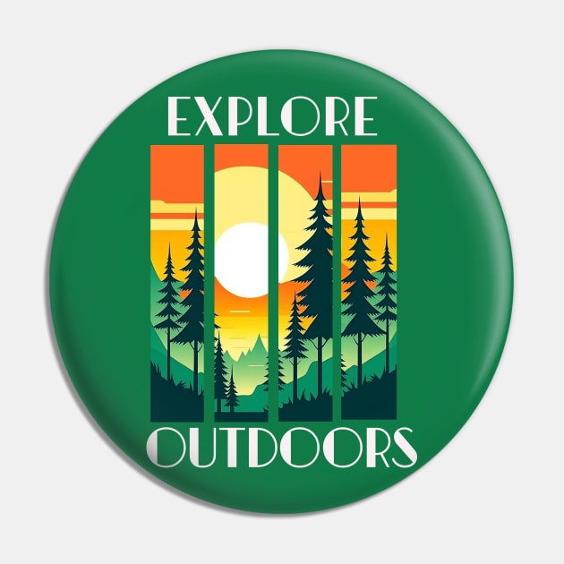 Explore Outdoors Pin by TempoTees