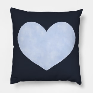 Watercolor Hearts - Navy Blue Palette Pillow