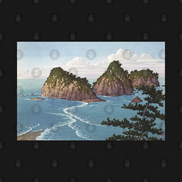 Dogashima Island in Izu by Kawase Hasui by Takeda_Art