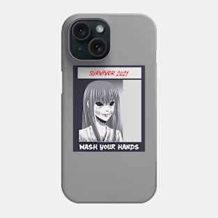 wash your hands horror Magna virus survivor girl Phone Case