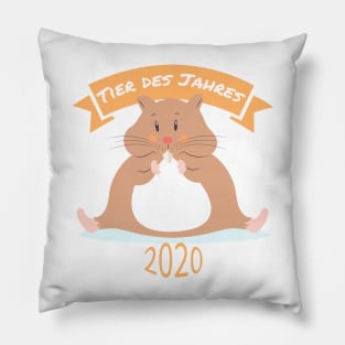 Tier des Jahres 2020 - Hamster Pillow