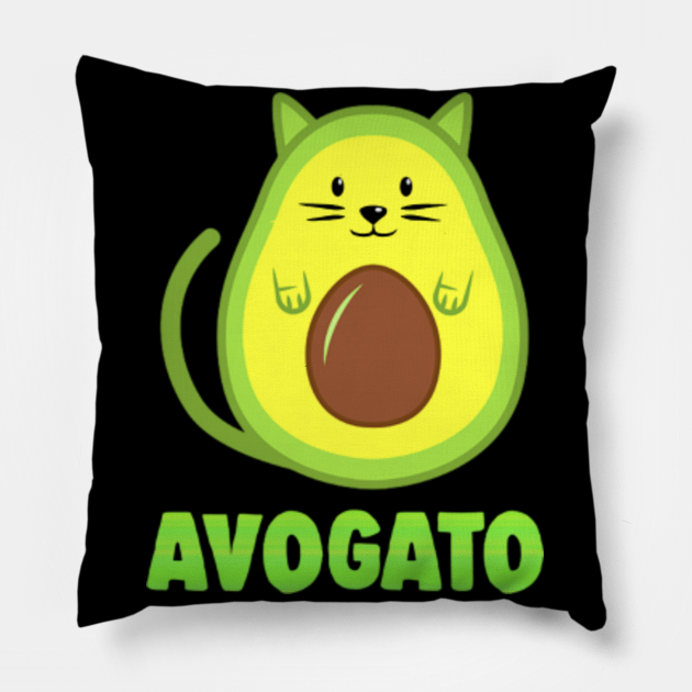 Avogato Avocado Cat For Lover Gift Pillow Avogato Avocado Cat For Lover Gift Pillow