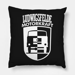 IFA Ludwigsfelde Motor Power Coat of Arms (white) Pillow