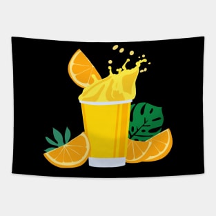 orange juice Tapestry