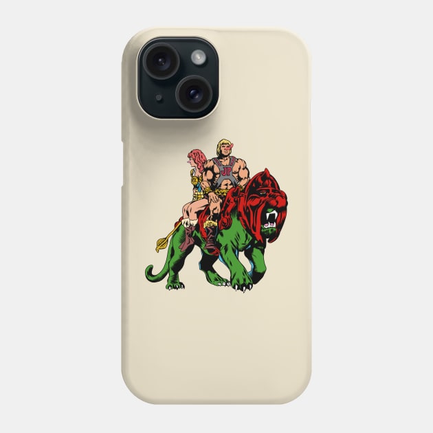 Pixel Man and Teela Fox Phone Case by Jim Pixel Inc