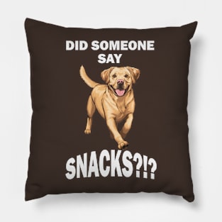 Labrador Retriever Funny Dog Pillow