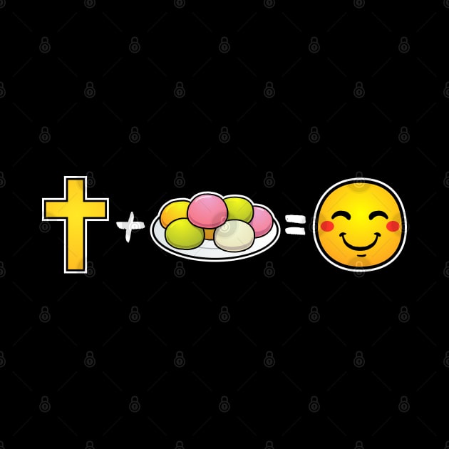 Christ plus Mochi equals happiness Christian by thelamboy
