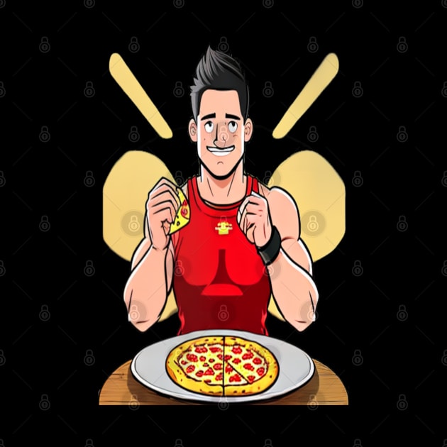 Sweating for the Pizza by DesignersPrints2023