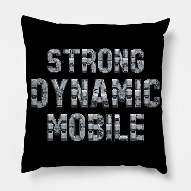 Strong, Dynamic, Mobile Pillow by funfun