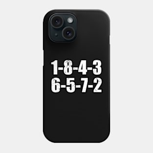 1-8-4-3-6-5-7-2 - Funny Firing Order Phone Case