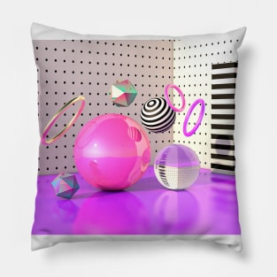 3d memphis Pillow