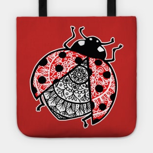 Ladybug Mandala Tote