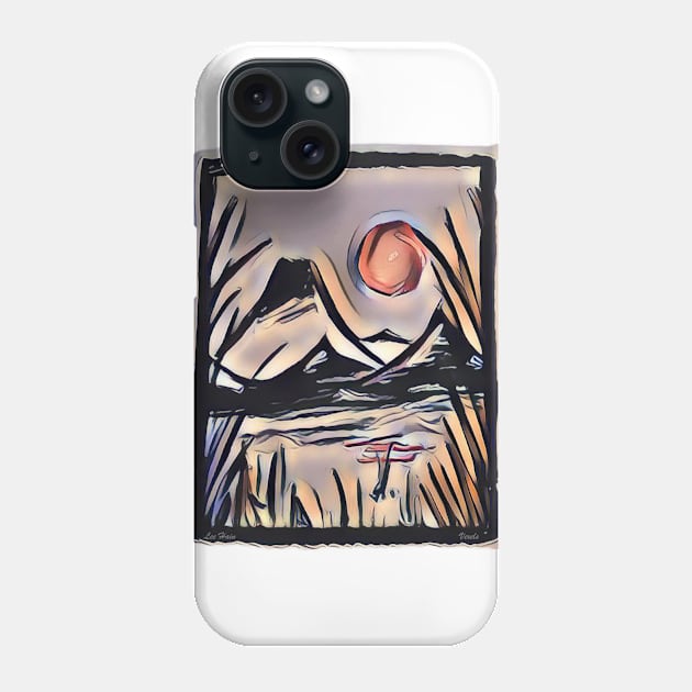 Nippon Landscape Phone Case by Lees Tees