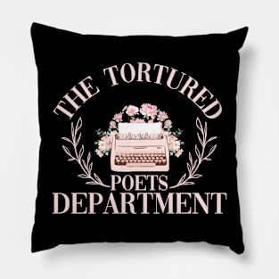 Taylor Swift Tortured Poets Typewriter Pillow