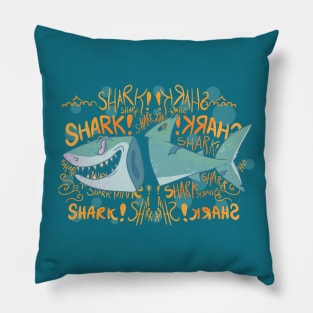 Z0mbie Shark Pillow