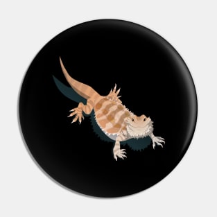 Citrus bearded dragon Pin