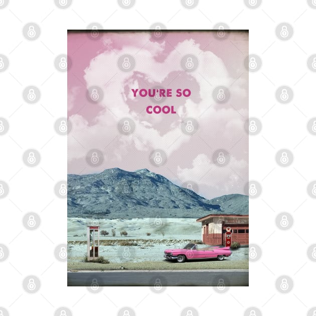 True romance retro travel print by 2ToastDesign