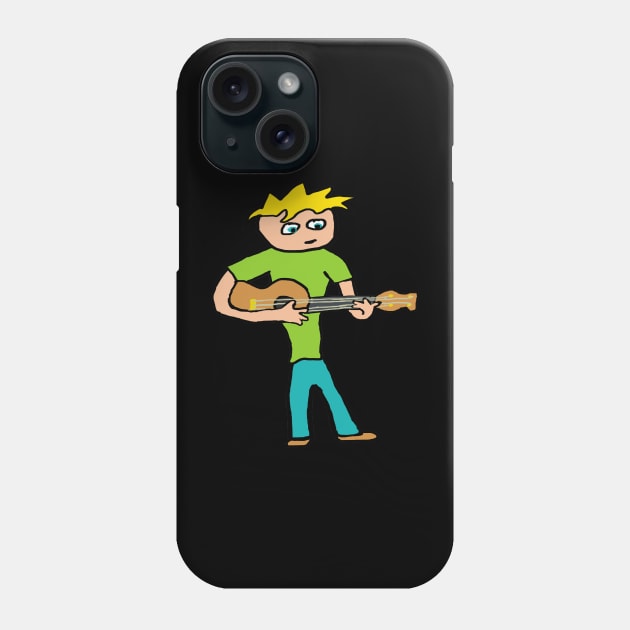 Ukulele Phone Case by Mark Ewbie