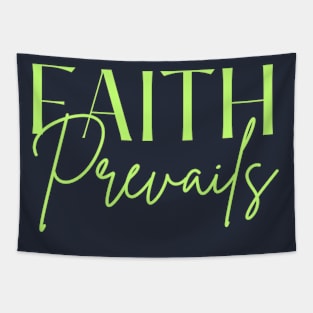 Faith Prevails Tapestry