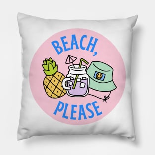 Beach, Please Pillow
