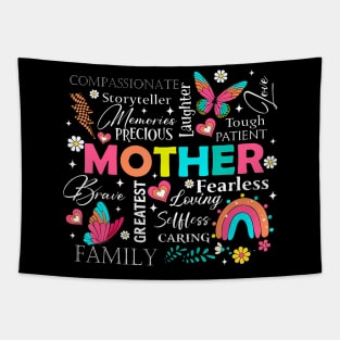 Mother She Is Mom Mama Quotes Mom Life Mothers Day Tapestry