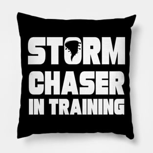 Storm Chaser In Training Meteorologist Storm T-Shirt Pillow