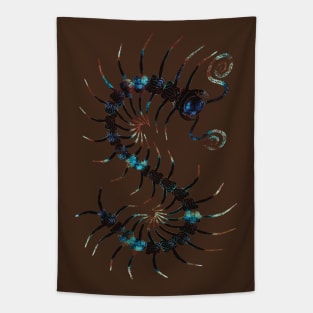 Rusty Centipede Tapestry