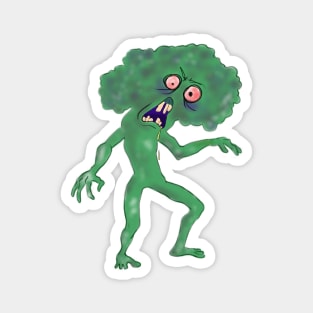 Zombie Broccoli Magnet