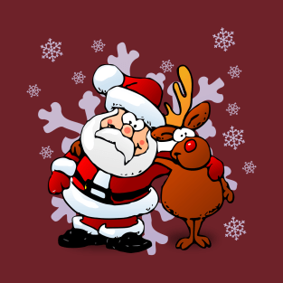 santa claus and henna T-Shirt