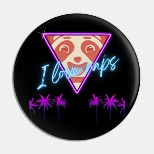 Cute Panda Cyberpunk - I Love Naps - Kawaii Panda #4 Pin