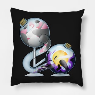 Demigirl And Non-Binary Pride Potion Pillow