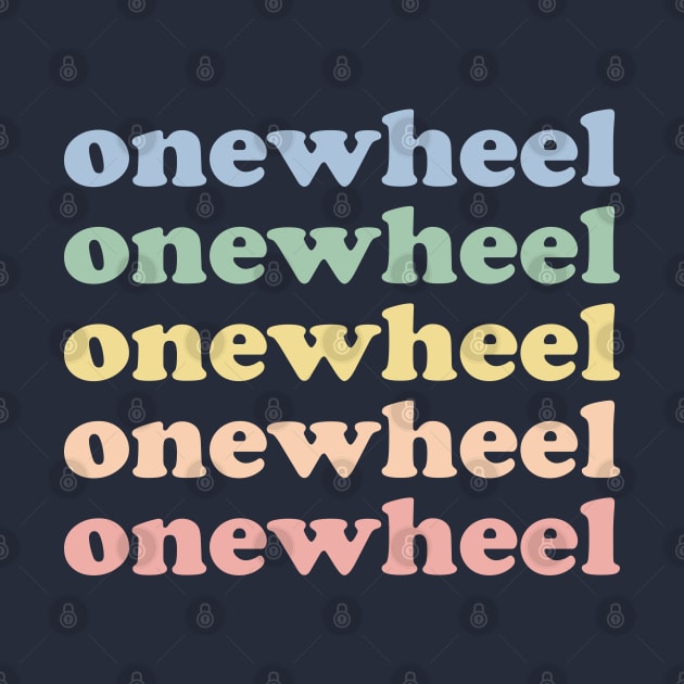 Fun One Wheel Retro Onewheel by Funky Prints Merch