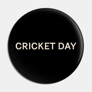 Cricket Day On This Day Perfect Day Pin