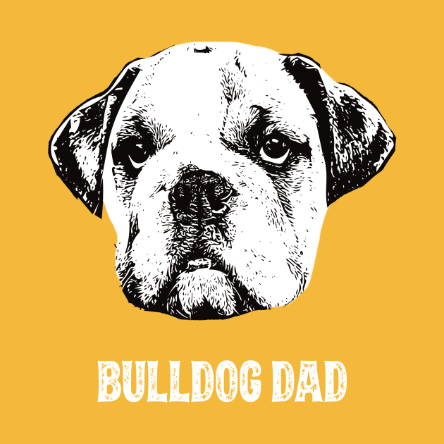 Bulldog Dad by DoggyStyles